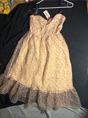 cider floral lace patchwork dress Parade Patchwork Dress